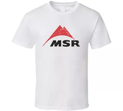 Msr Snowshoeing Sport Outdoors Distressed Look Fan T Shirt • $19.99