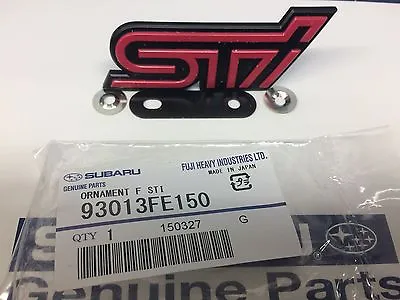 NEW Genuine OEM Subaru STi Pink Grille Badge Plastic Mesh Type 2006-07 WRX STi  • $27.99