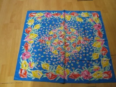 $15 • Buy Vintage Jim Thompson Fabulous Floral Scarf