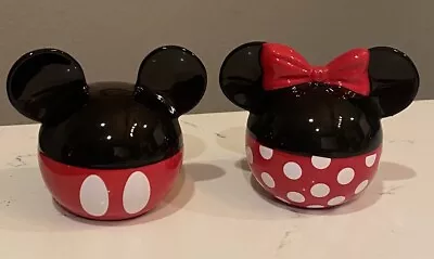 Disney Mickey Minnie Salt And Pepper Shakers Red  • $19.99