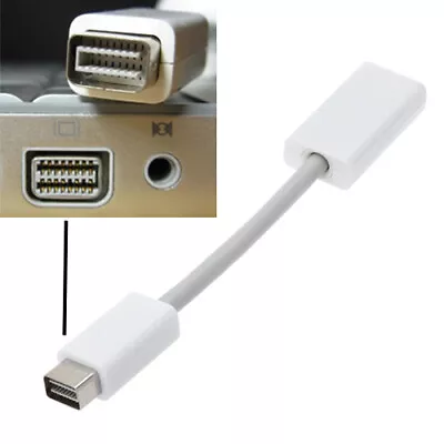 Mini DVI To HDMI TV Adapter Converter Video Cable For Apple IMac Macbook Pro Air • $6.99