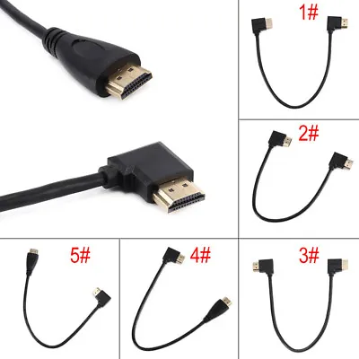 90° Angle HDMI Male To Male Converter Adapter Cable Plug For HDTV Video Audio • $1.99
