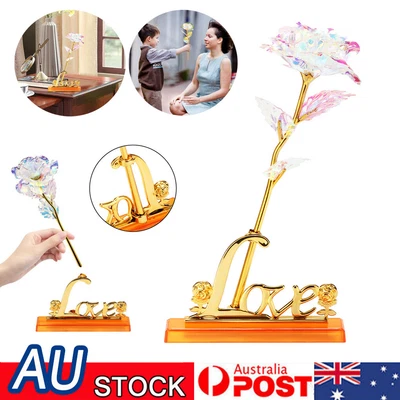 $9.89 • Buy Valentines Day Rose Flower Gift For Wife Girlfriend Her Love