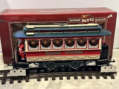 Bachmann G Scale 93940  Christmas Closed Street Car In Box • $129.99