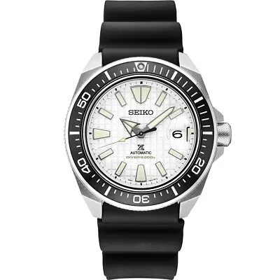 New Seiko Automatic Prospex King Samurai White Dial Divers Men's Watch SRPE37 • $359.95