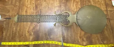 $200 • Buy Pendulum Only For Morbier French Wall Clock 1860s Lyre Rare Find Rough As Is
