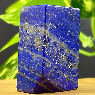 63G  Lapis Lazuli Freeform Rough Polishing Rolling Stone • $0.99