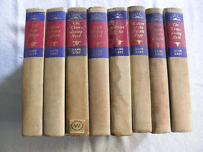 Zane Grey Lot Of  8 Books Walter J Black Inc Plus Three Additional Zane Gray • $10