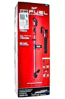 Milwaukee 3000-21 M18 2 Tool Combo Kit String Trimmer 8.0 Battery Charger • $412.12