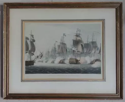 £90 • Buy Sutherland After Whitcombe  Antique  Print  The Battle Of Trafalgar, J Jenkins