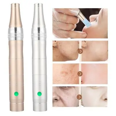 $58.94 • Buy Micro Needle Roller Anti Aging Facial Skin Therapy Electric Auto Derma Stamp Pen