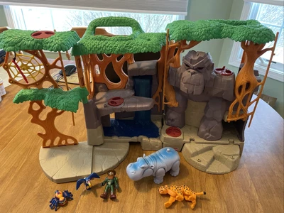 $20 • Buy Fisher Price Imaginext Gorilla Mountain Jungle Playset Forest