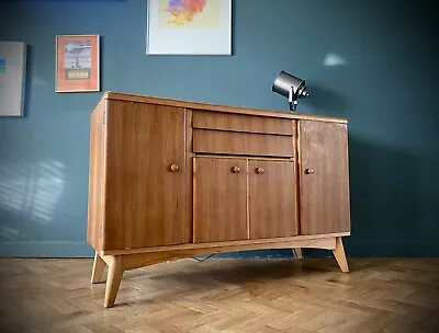 Vintage Mid Century Blonde Sideboard By Nathan Retro 1950 1960s • £395