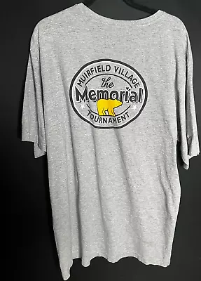 The Memorial Tournament Golf PGA Muirfield Village T Shirt Gray Size 2XL Ahead • $15.09