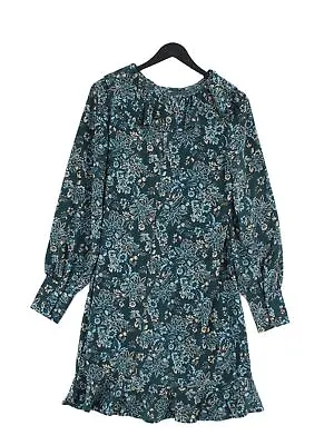 Next Women's Midi Dress UK 10 Green Polyester With Elastane T-Shirt Dress • £7.90