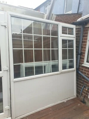 £85 • Buy Used Grubby UPVC Double Glazed Window, Windows Loose In Frame, Missing Beading.
