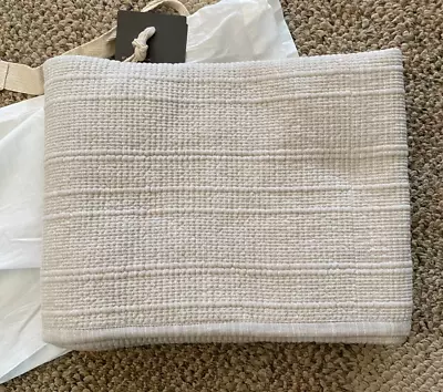 Restoration Hardware Sloane Heathered Cotton King Pillow Sham Dove 14330122 • $69