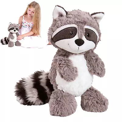 25cm Raccoon Plush Toy Cute Stuffed Animal Soft Doll Kids Gift  • $13.94