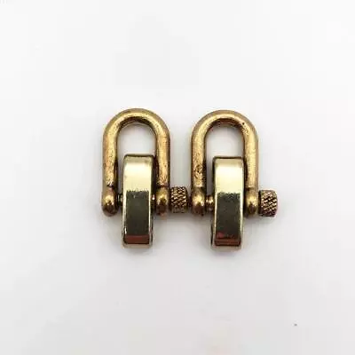 2pcs High Quality Alloy Adjustable Small U Shape Anchor Shackle Buckle Outdoor • $9.99