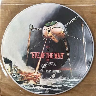 Jeff Wayne - Eve Of The War (of The Worlds) Hayward 12  Picture Disc VINYL • £50