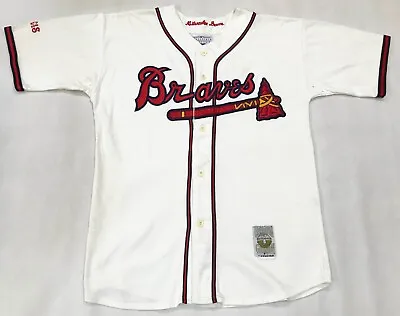 Vintage Starter Cooperstown MLB Milwaukee Braves Atlanta Baseball Jersey M Sewn • $69.95