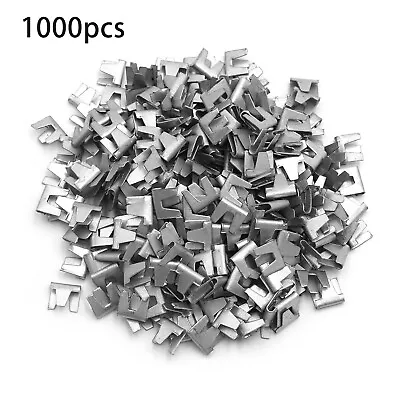 250/1000x Gabion Wire Mesh Clips Ideal For Cage Repair Fencing Gabion Baskets • £8.49