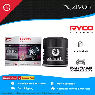 New RYCO Syntec Oil Filter Spin On For TOYOTA SOARER UZZ31 (GREY IMPORT) Z418ST • $33.22