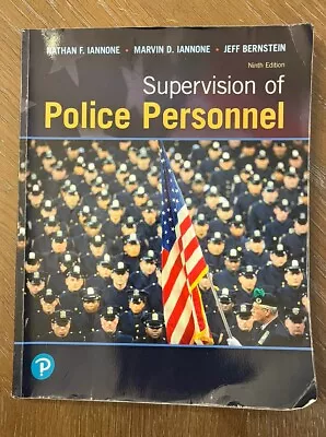 Supervision Of Police - Paperback By Iannone Nathan; Iannone 9th Edition • $80