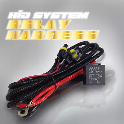 One Xentec HID Kit Relay Harness Anti-Flicker Power Wiring Universal Compatible  • $15.99