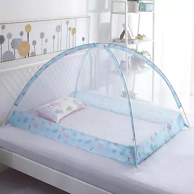 Crib Mosquito Net Breathable Crib Netting Canopy Universal Size Crib Tent Foldab • $42.99