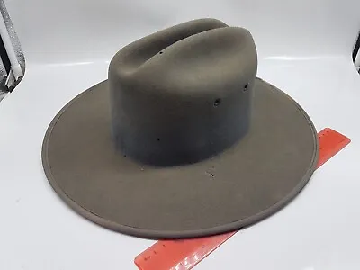 Vintage Railway Station Masters Hat - Mount Castle 55 Or 6 3/4 • $79.95