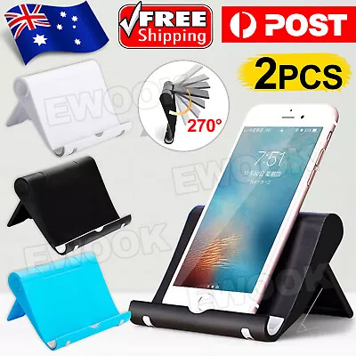$5.45 • Buy Universal Desk Stand Mobile Phone Stand Holder For Tablet IPad IPhone Samsung AU