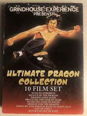 Grindhouse Experience Ultimate Dragon Collection 10 Film Set (DVD 2007 3 Discs) • $17.49