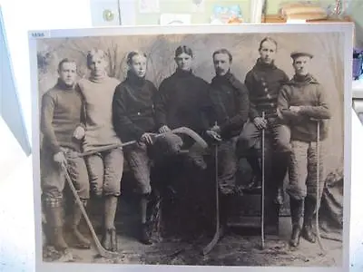 1896 Yale Hockey Team Enlarged 16 X 20 Photo New Haven Connecticut • $24.99