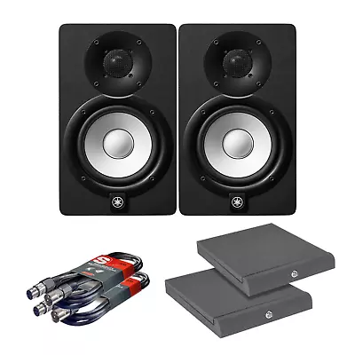 2x Yamaha HS8 Pair Studio Monitor Speakers W/ Iso Pads & Cables Production & DJ • £759