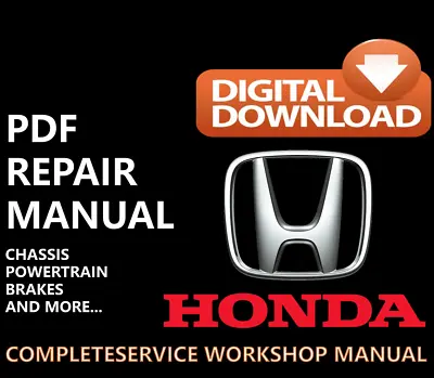 Honda CR-V 2012-2016 Workshop Repair Service Manual • $15.99