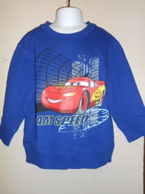 £18.14 • Buy Disney Store Boys Cars  I Am Speed  Fleece Sweatshirt Navy L/10-12 NWT