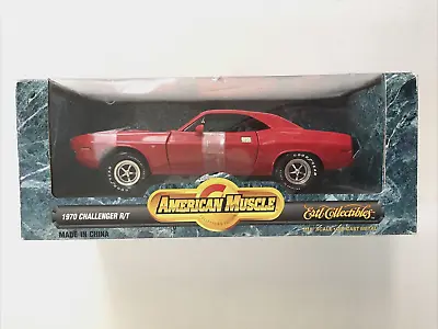 New Ertl American Muscle 1970 Dodge Challenger RT Red 1:18 Diecast • $69.98