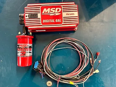 MSD 6AL Ignition Digital Box 6425  With Rev Control And MSD Blaster 2 Coil • $200