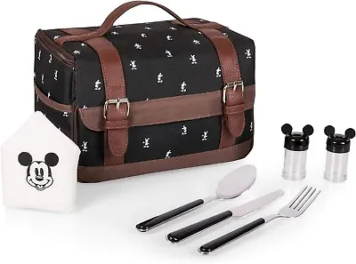 Disney Mickey Mouse Lunch Bag Insulated Lunch Box With Utensil Set Cooler • $36.95