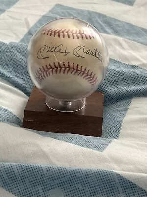 Mickey Mantle Signed Baseball . # 10786 • $5.50