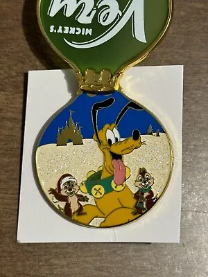 PLUTO CHIP DALE PIN - 2014 DISNEY Mickey's Very Merry Christmas Party - LE 4000 • $18.99