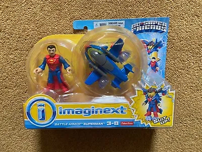 Fisher Price Imaginext Battle Armour Superman DC Super Friends BNIB • £19.99