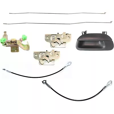 Tailgate Handle Kit For 98-03 Ford F-150 Crew Cab Pickup Smooth Black Exterior • $80.89