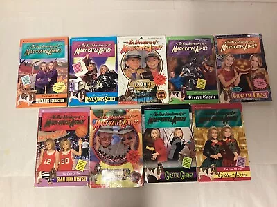 Lot Of 9 The New Adventures Of Mary Kate And Ashley Series Chapter Books • $20