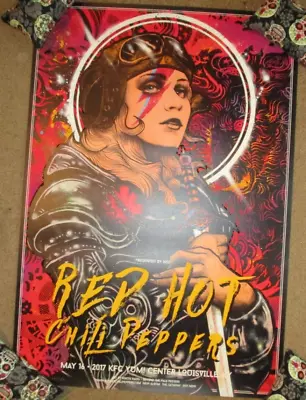 RED HOT CHILI PEPPERS Concert Poster Print LOUISVILLE 5-16 2017 Kaun  VARIANT B • $49.99