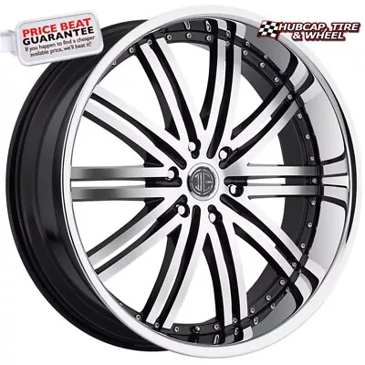 2Crave No.11 Silver Diamond Cut Chrome- 24X10 - 6X139.7 Bolt Pattern15mm Offset • $612