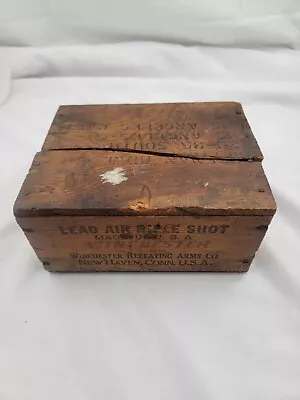Vintage Early Winchester Lead Air Rifle  Wood  Box  • $49.99