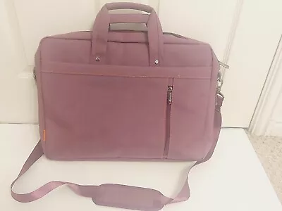 Burnur Purple Expandable Laptop Briefcase Large Capacity 17  • £14