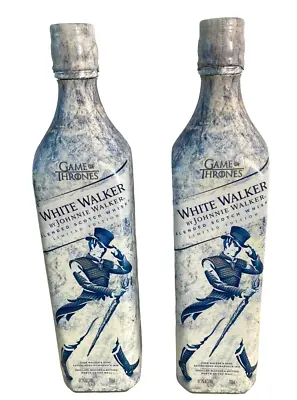 $33.90 • Buy Game Of Thrones White Walker By Johnnie Walker Limited Edition Bottles X 2 Empty